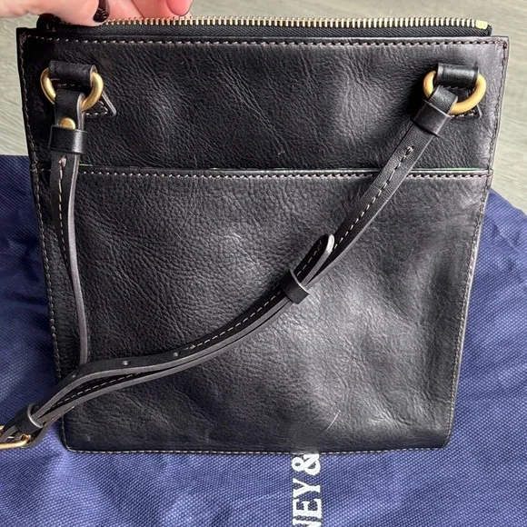 Dooney & Bourke Black Leather Crossbody Bag - Picture 6 of 11